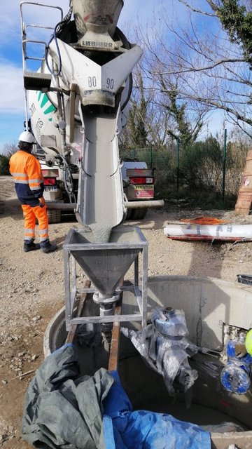 Cimentation finale du forage - Forapulse