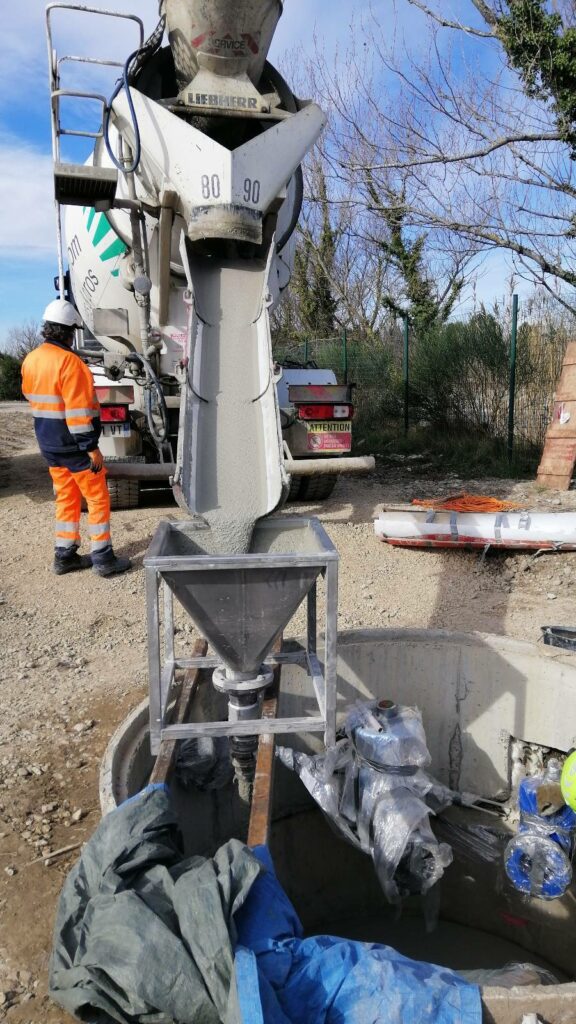 Cimentation finale du forage - Forapulse