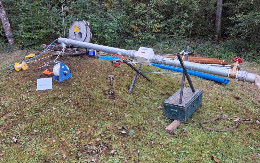 Debitmetre-electromagnetique-Essai de pompage Forapulse