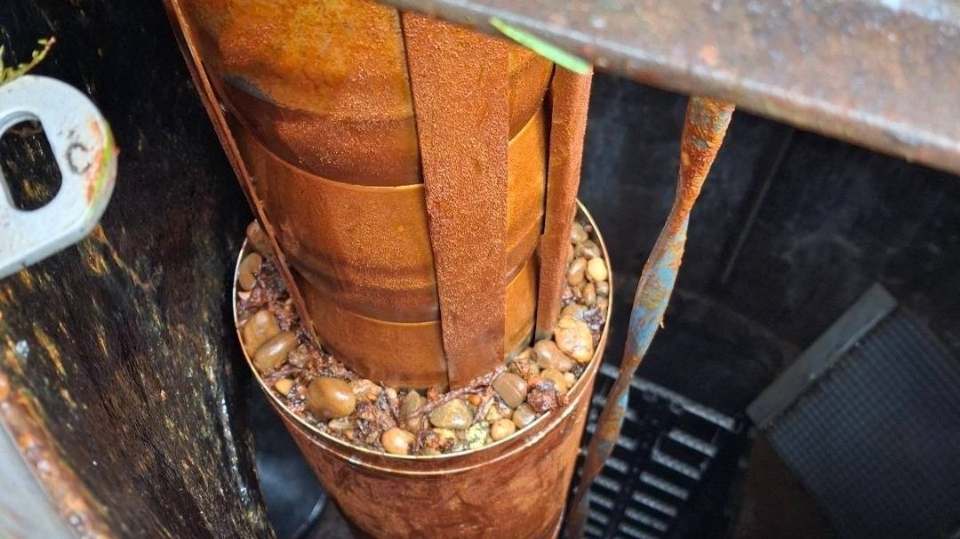 Galets sur jupe de refroidissement-Essai de pompage Forapulse