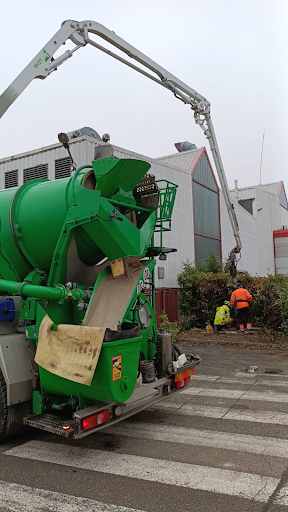 Pompe à béton pour la pose du coulis de ciment- Comblement de forage - Forapulse