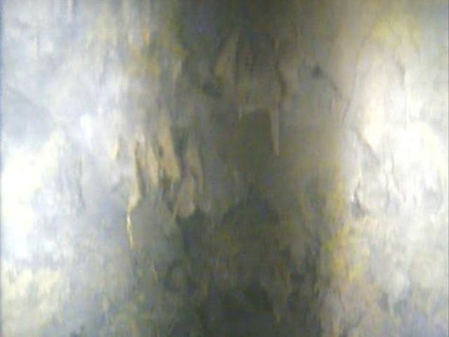 Zone probablement crépinée totalement colmatée - Inspection vidéo- Forapulse