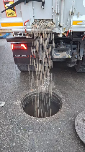 Remplisage gravitaire de gravier siliceux-Comblement de forage selon l'arrêté du 11 septembre 2003-Forapulse