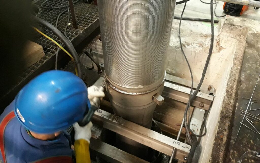 Soudure de rechemisage pour forage d'eau-Forapulse